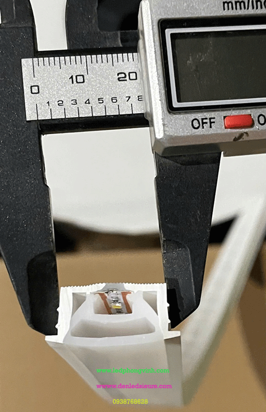 SILICON ÂM CÁNH 20*10 liền đèn TRẮNG